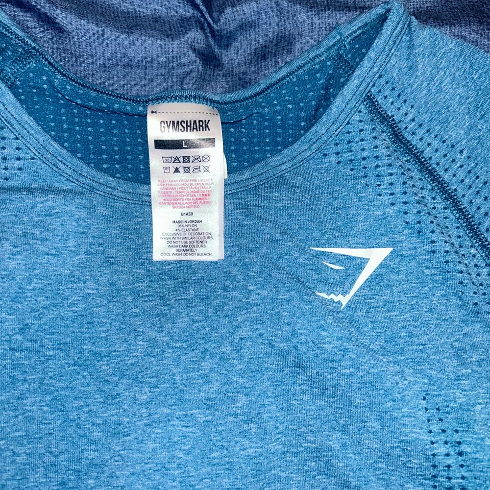 Gymshark Women's Teal Long Sleeve Tee